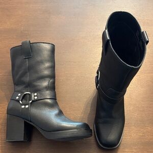 Steven Madden Genuine Leather Topher Boots